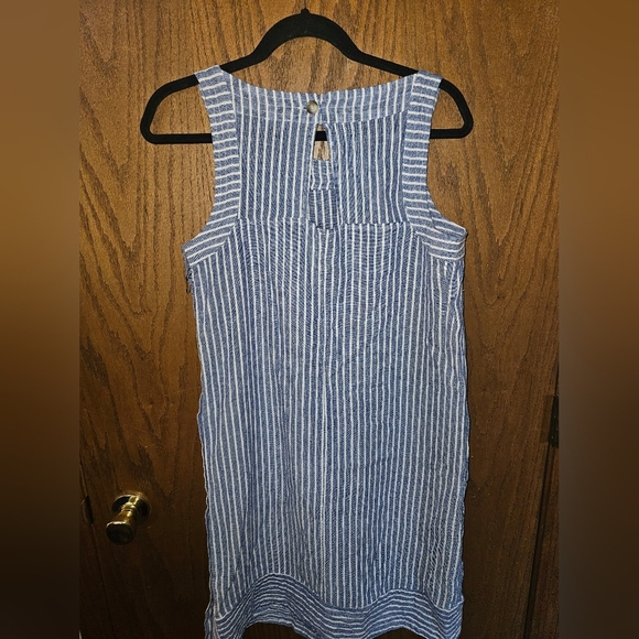 For Cynthia Linen Blend Shift Dress Size Medium - Picture 4 of 7